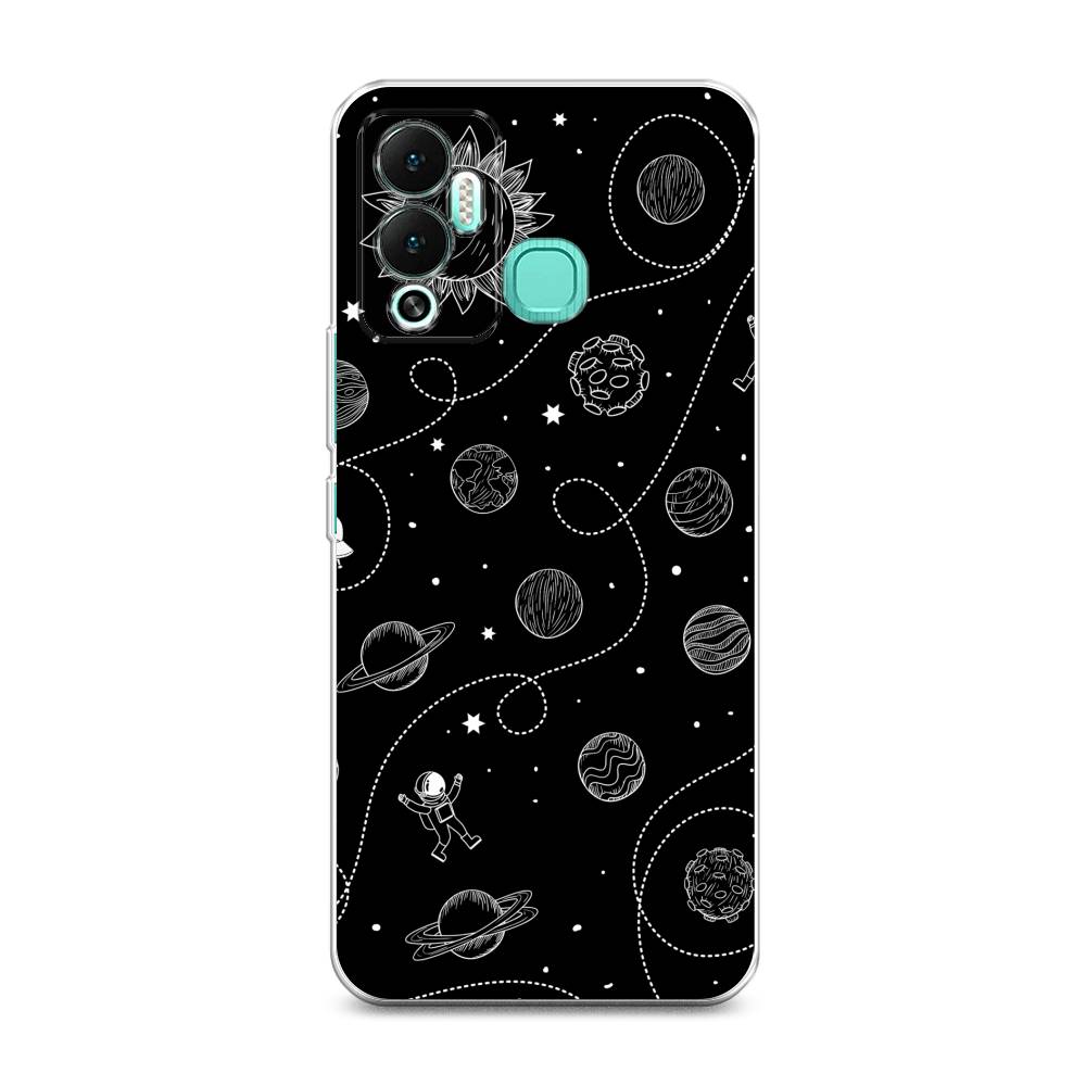 

Чехол Awog на Infinix Hot 12 Play "В невесомости", Разноцветный, 3101750-4