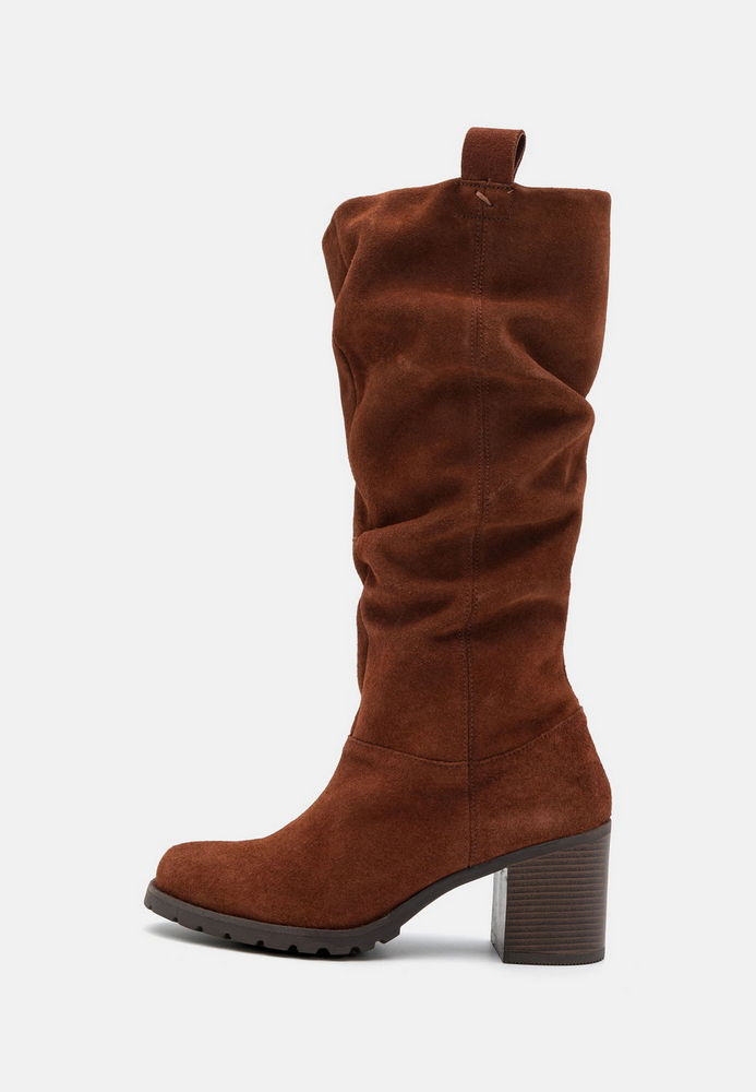

Сапоги женские Clarks CL111A115 коричневые 37 EU, Коричневый, CL111A115
