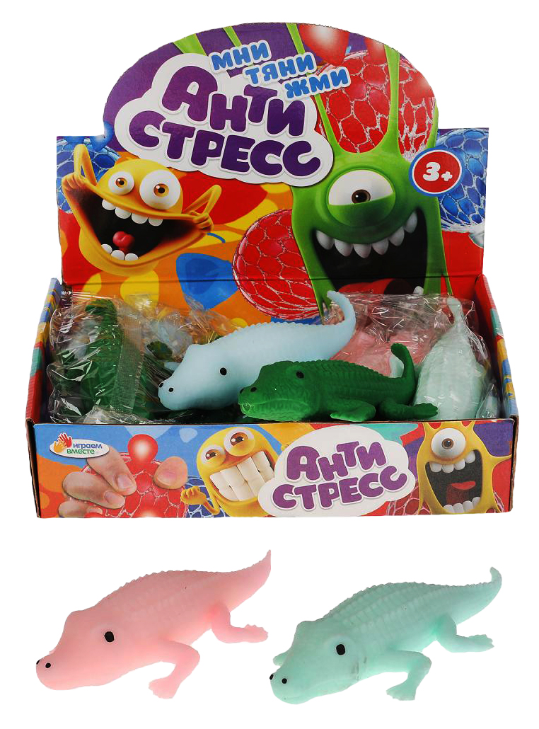 

Игрушка жмяка крокодил с мукой Играем Вместе 53851-JK
