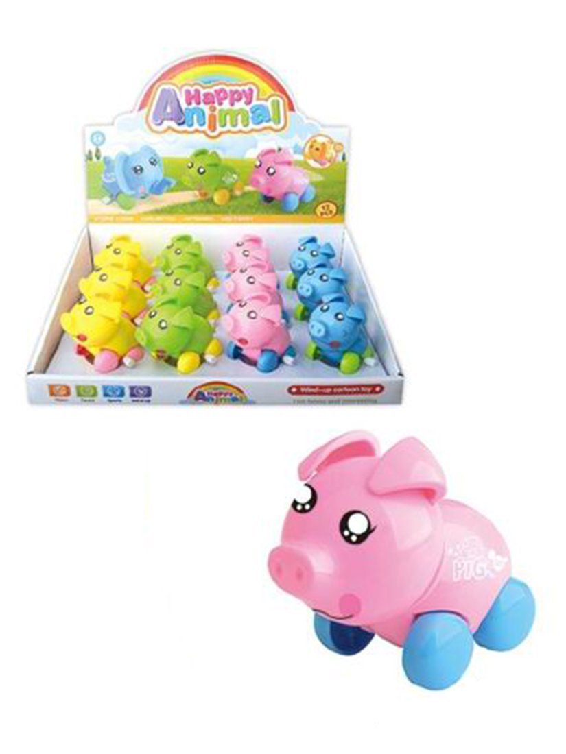 

Игрушка заводная Свинка, в ассорт., дисплей, TY0021