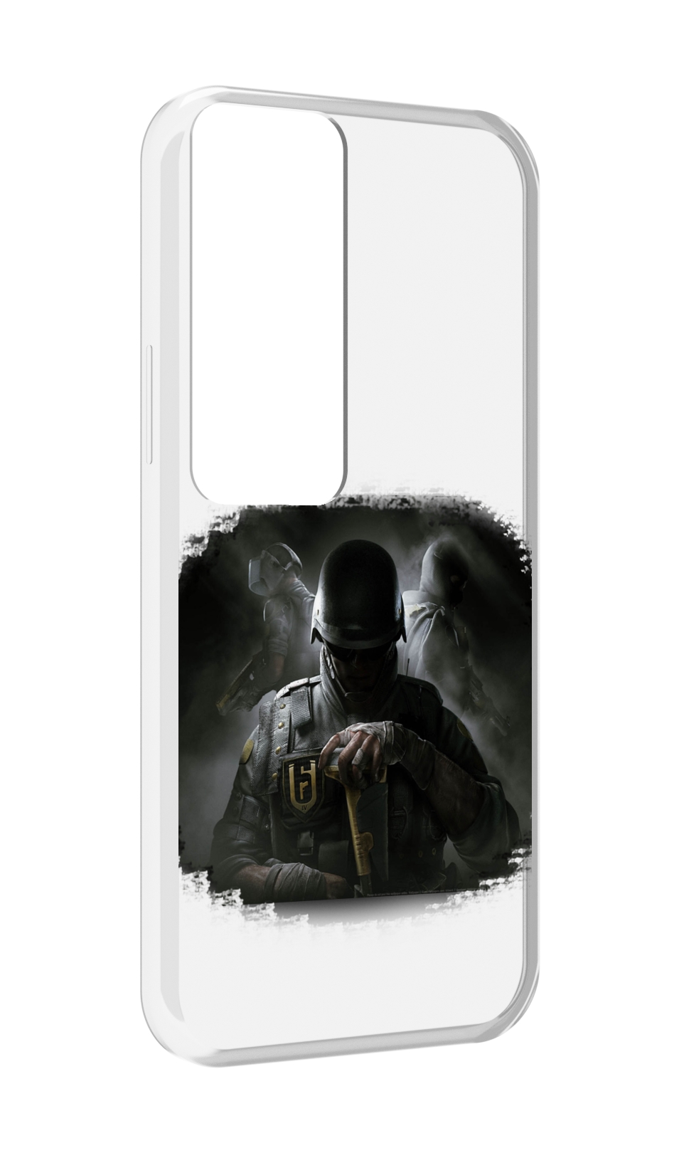 

Чехол MyPads Rainbow Six Siege для Tecno Pova Neo 2, Прозрачный, Tocco