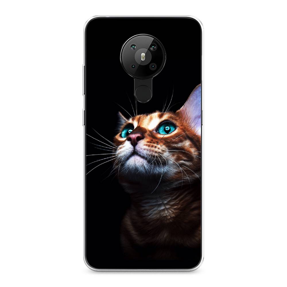 

Чехол Awog на Nokia 5.3 / Нокиа 5.3 "Мечтательный кот", Коричневый, 123450-1