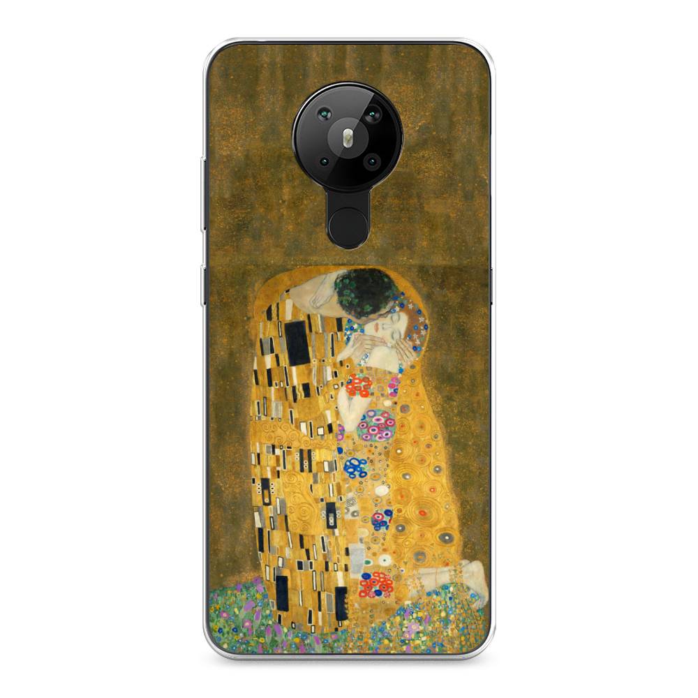 

Чехол Awog на Nokia 5.3 / Нокиа 5.3 "Поцелуй Гюстава Климта", Желтый;коричневый, 123450-9