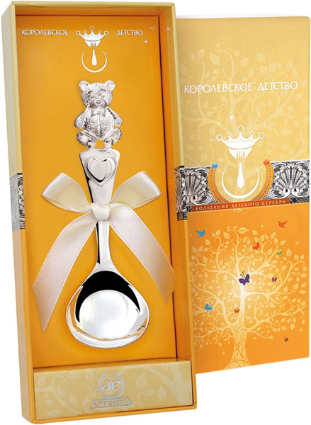 

Детская ложка АргентА ''Мишка'', 289LZH03001, 289LZH03001