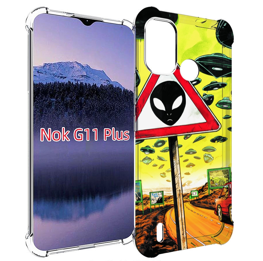 

Чехол MyPads дорога к инопланетянам для Nokia G11 Plus, Прозрачный, Tocco