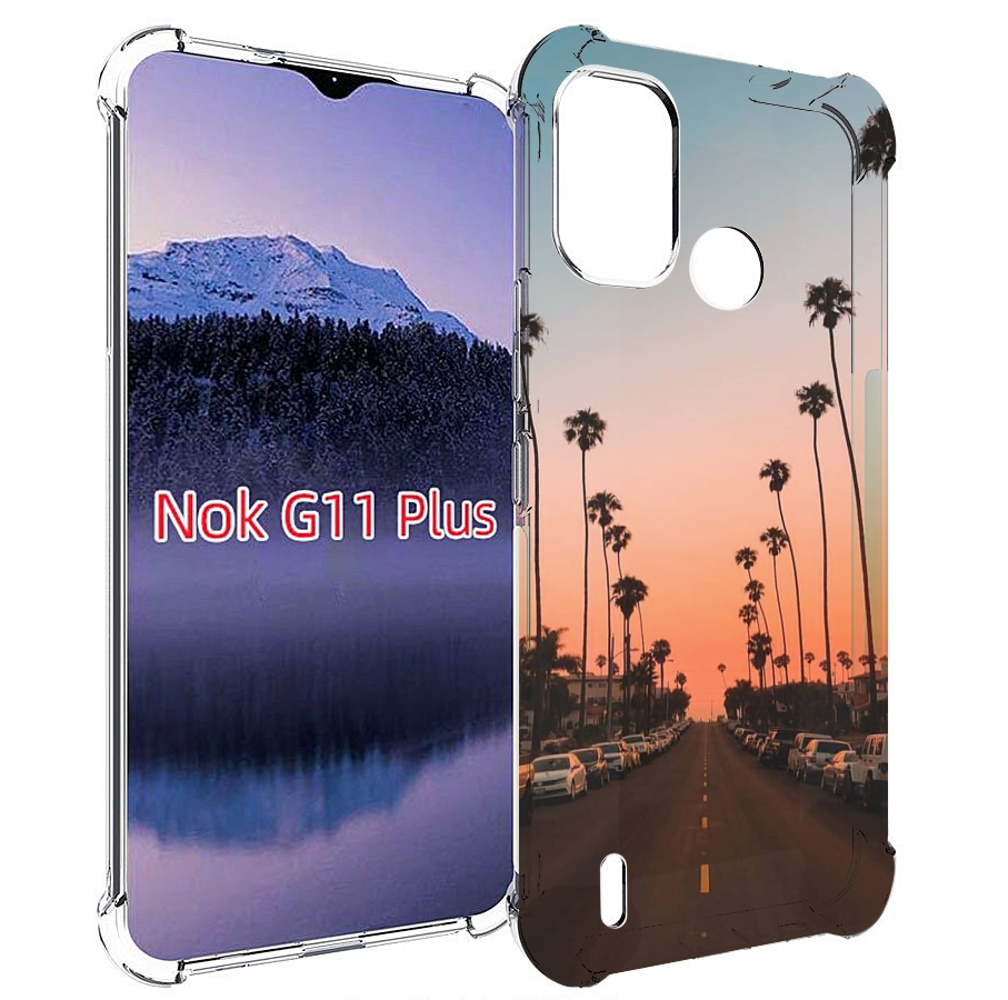 

Чехол MyPads дорога-с-закатом для Nokia G11 Plus, Прозрачный, Tocco