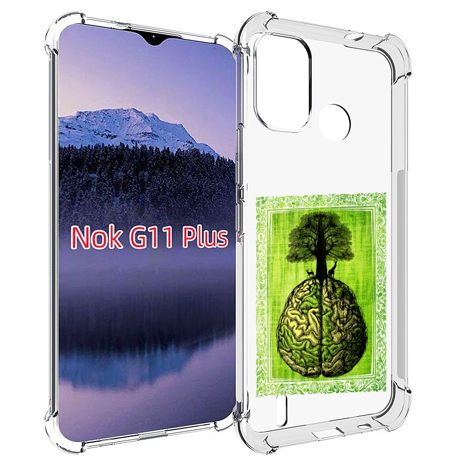 

Чехол MyPads абстракция здоровый мозг для Nokia G11 Plus, Прозрачный, Tocco