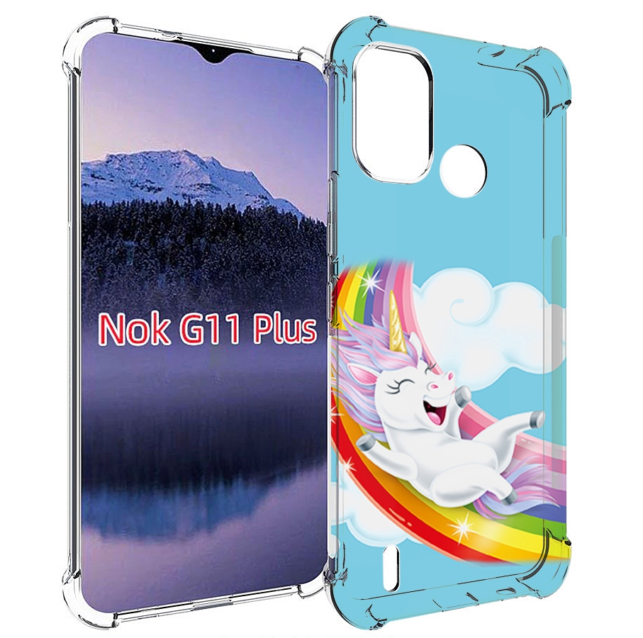 

Чехол MyPads единорог-на-радуге для Nokia G11 Plus, Прозрачный, Tocco