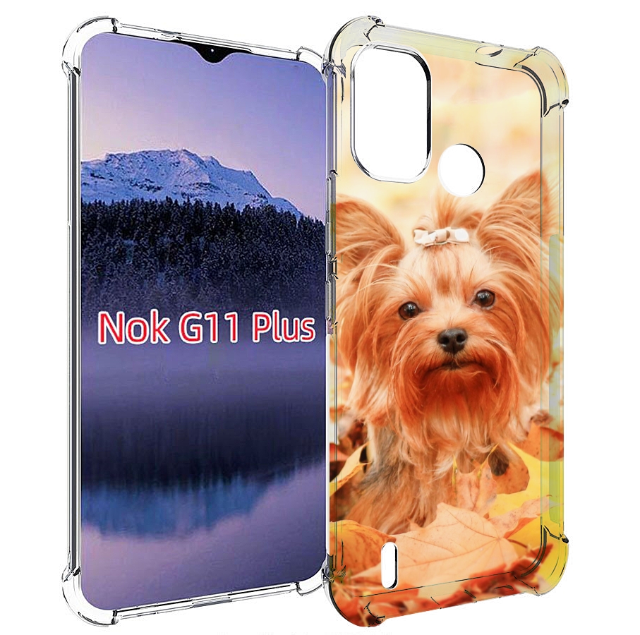 

Чехол MyPads еркширдскии терьер иорк для Nokia G11 Plus, Прозрачный, Tocco
