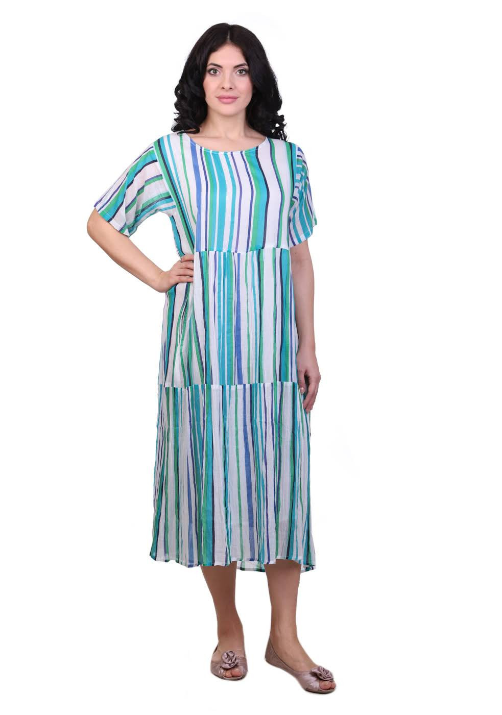 

Платье женское Ганг голубое 2XL