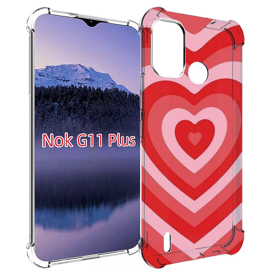 

Чехол MyPads завораживающее сердце женский для Nokia G11 Plus, Прозрачный, Tocco