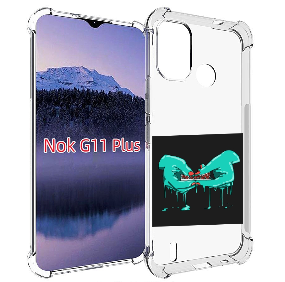 

Чехол MyPads закручиваю-розочки для Nokia G11 Plus, Прозрачный, Tocco