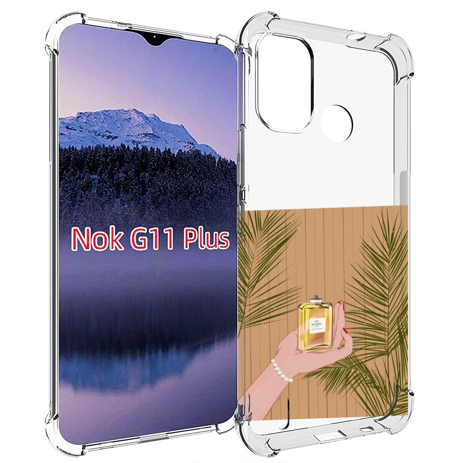

Чехол MyPads запах-шанель-номер-5 для Nokia G11 Plus, Прозрачный, Tocco