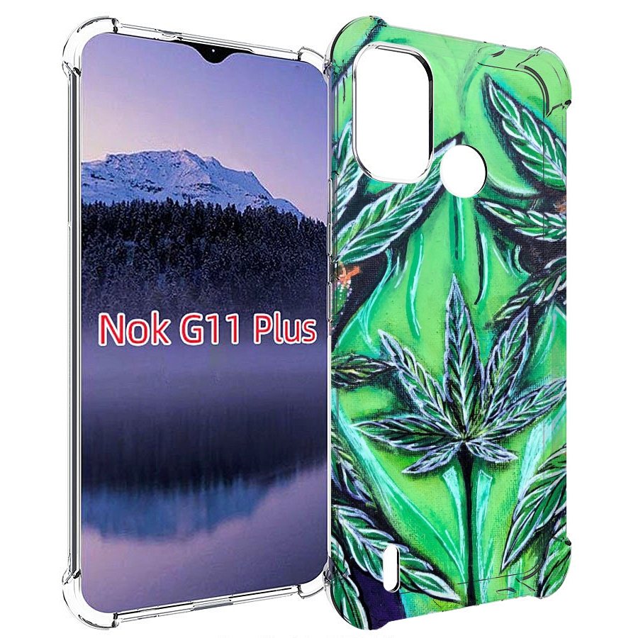 

Чехол MyPads зеленая девушка для Nokia G11 Plus, Прозрачный, Tocco
