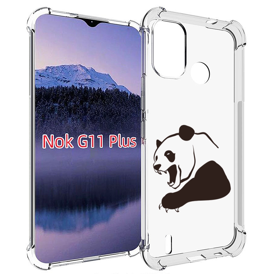 

Чехол MyPads злая-панда для Nokia G11 Plus, Прозрачный, Tocco