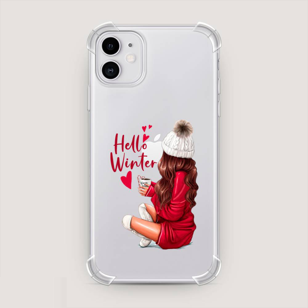 фото Чехол awog для apple iphone 11 "hello winter"