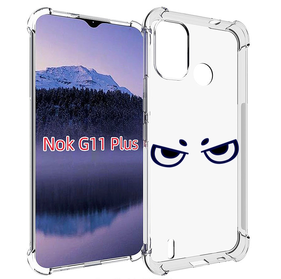 

Чехол MyPads злые-глазки для Nokia G11 Plus, Прозрачный, Tocco