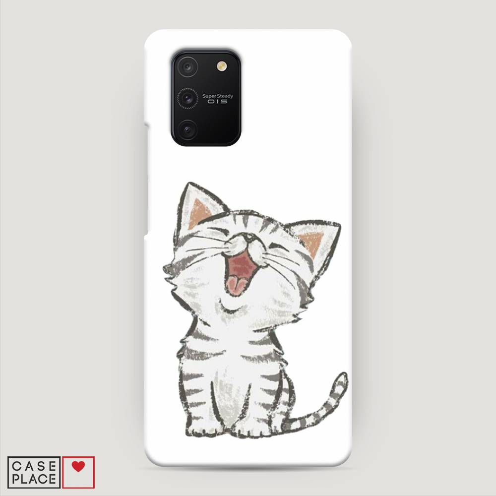 

Пластиковый чехол "Котенок рисованный" на Samsung Galaxy S10 Lite, 210020-1