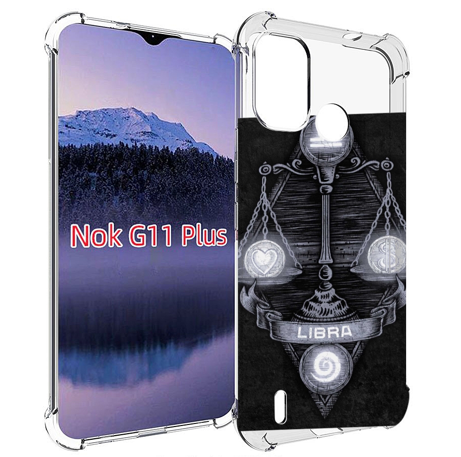 

Чехол MyPads знак зодиака весы 2 для Nokia G11 Plus, Прозрачный, Tocco