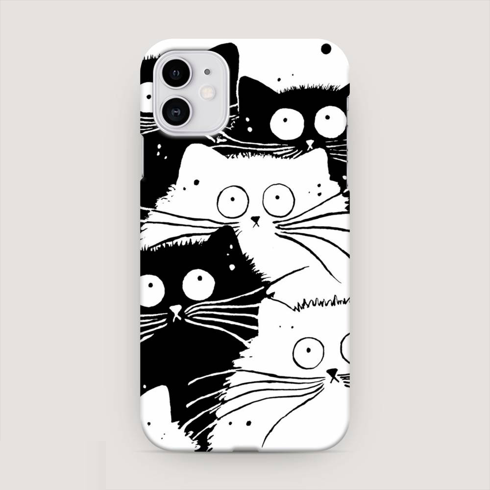 

Чехол Awog для Apple iPhone 11 "Коты черно-белые", 12120-1