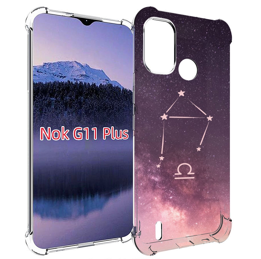 

Чехол MyPads знак зодиака весы 4 для Nokia G11 Plus, Прозрачный, Tocco
