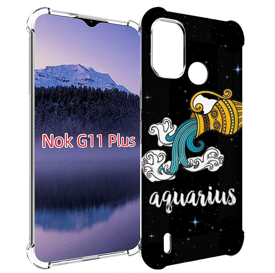 

Чехол MyPads знак зодиака водолеи 2 для Nokia G11 Plus, Прозрачный, Tocco