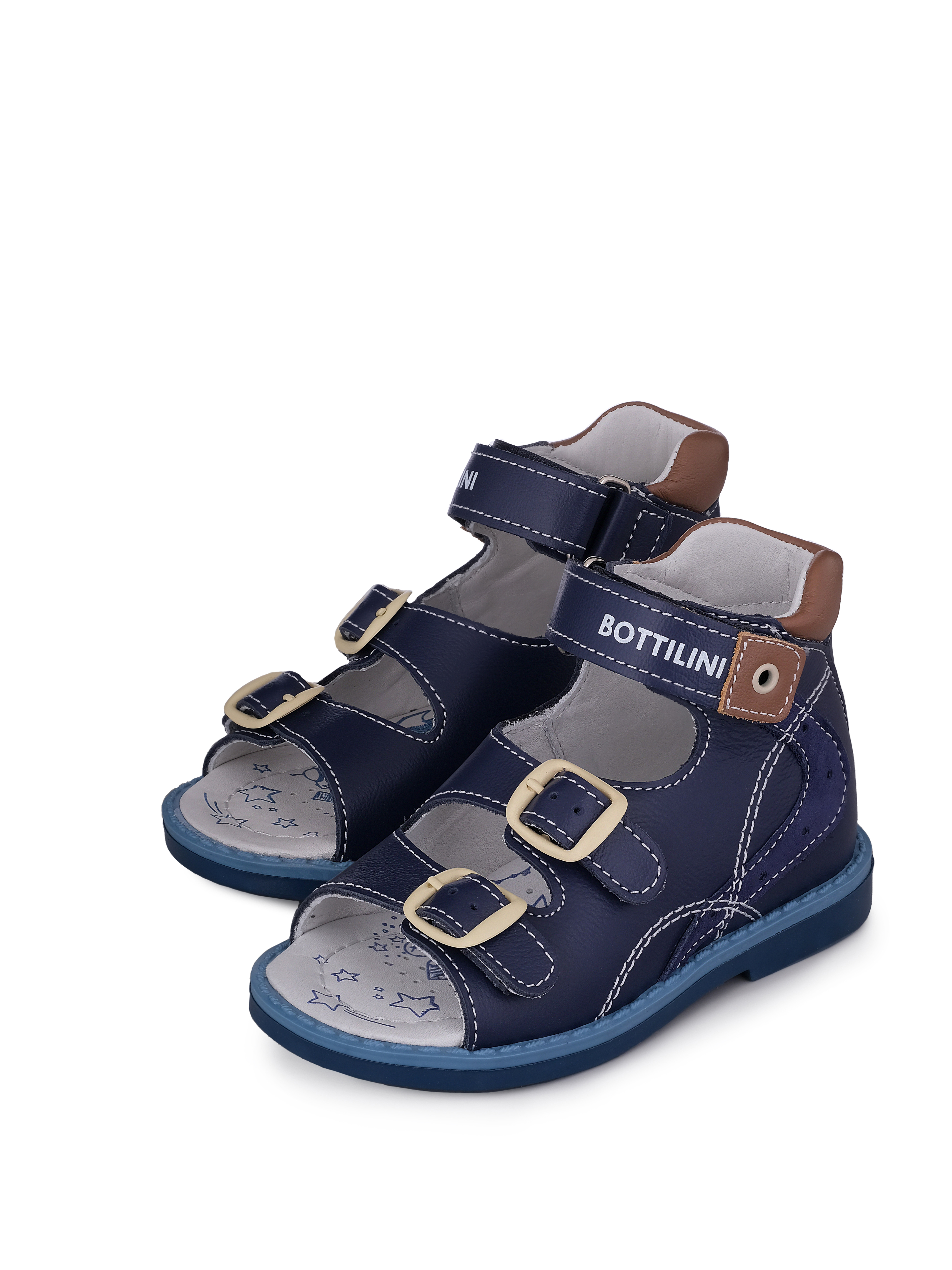

Сандалии детские BOTTILINI SO-090, синий, 22, SO-090