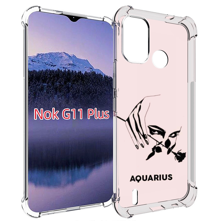 

Чехол MyPads знак зодиака водолеи 3 для Nokia G11 Plus, Прозрачный, Tocco