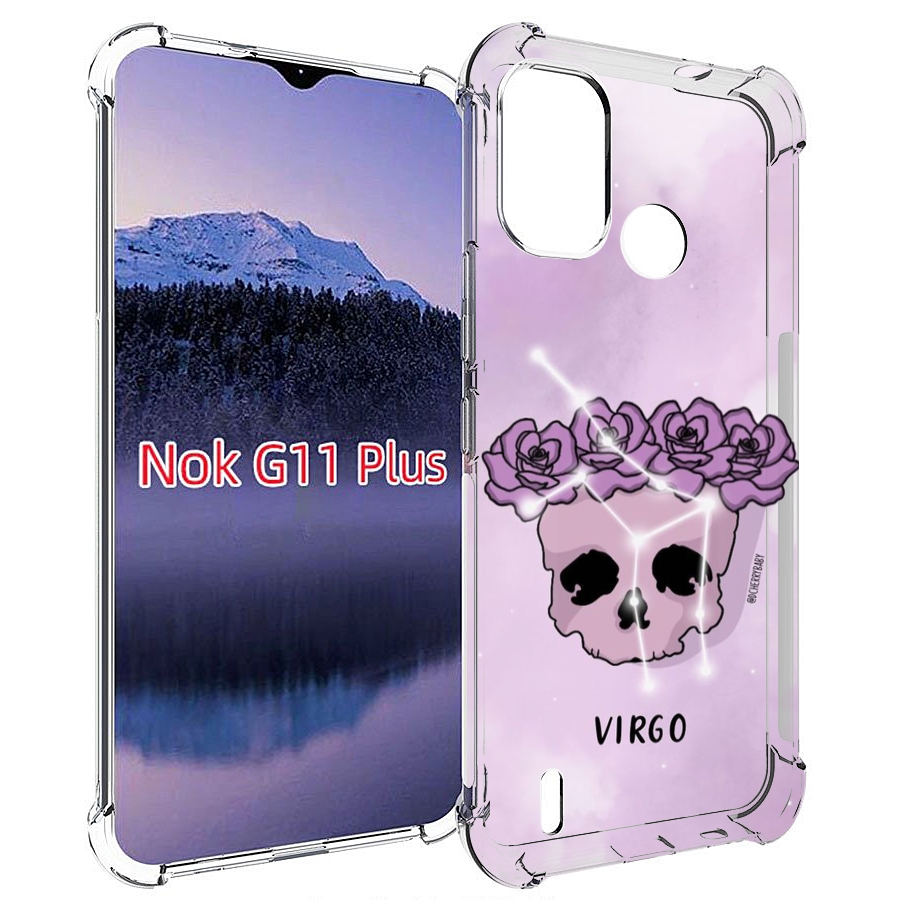 

Чехол MyPads знак зодиака дева 2 для Nokia G11 Plus, Прозрачный, Tocco