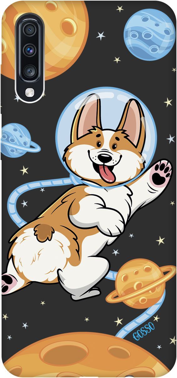 

Чехол на Samsung Galaxy A70/A70s с принтом "CosmoCorgi" черный, Черный;коричневый, 2527