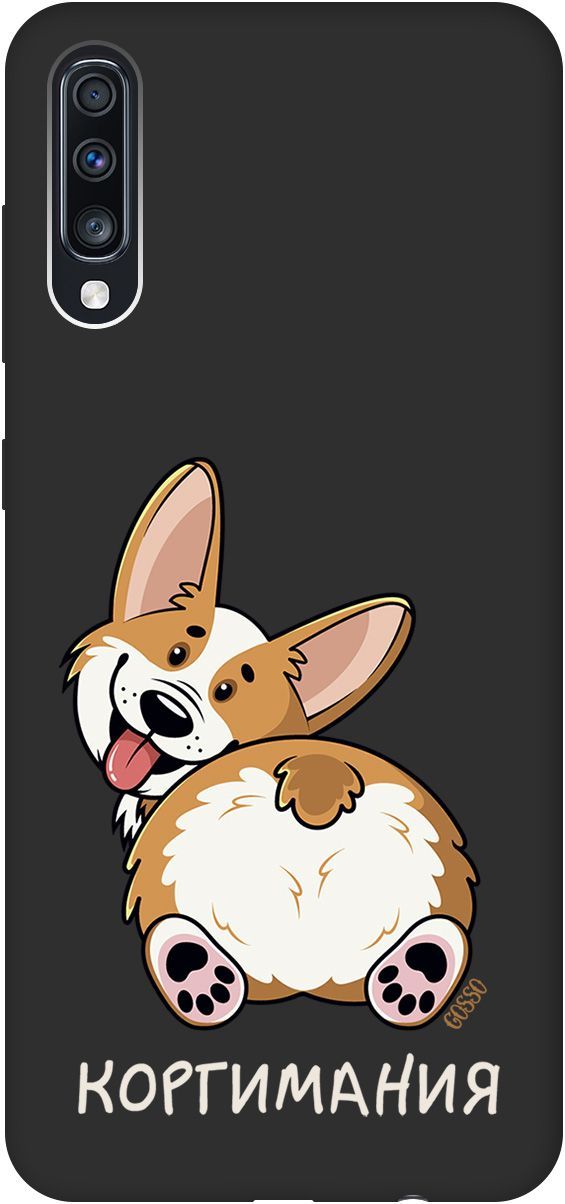 

Чехол на Samsung Galaxy A70/A70s с принтом "CorgiMania" черный, Черный;бежевый, 2527