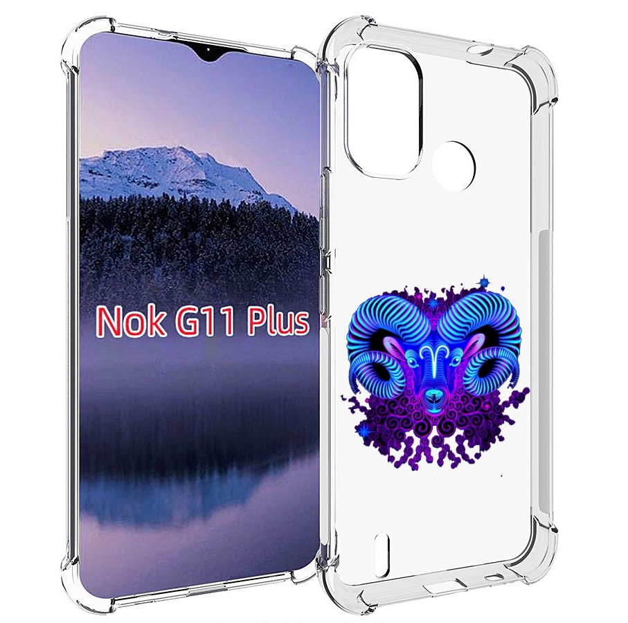 

Чехол MyPads знак зодиака овен 2 для Nokia G11 Plus, Прозрачный, Tocco