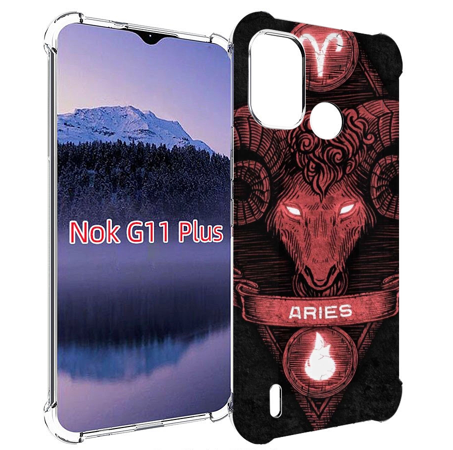 

Чехол MyPads знак зодиака овен 6 для Nokia G11 Plus, Прозрачный, Tocco