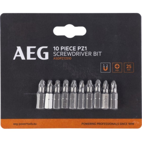 AEG Биты 10шт.РZ1x25mm ASDPZ12510 4932479523