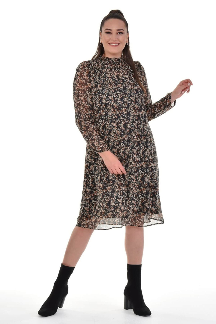 

Платье женское My Line Moda 1496 черное 48 RU, Черный, 1496
