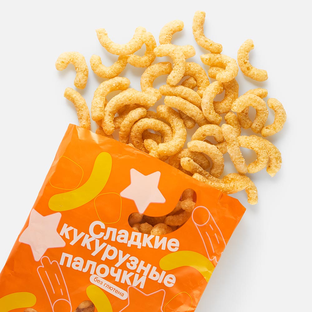 

Палочки кукурузные Самокат сладкие, 70 г