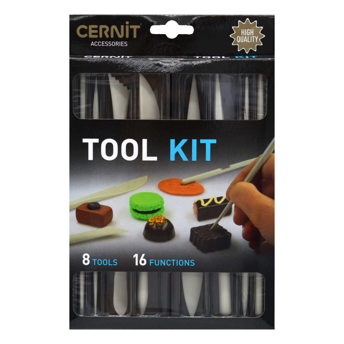 CE906 Набор инструментов для пластики Cernit 8 шт.