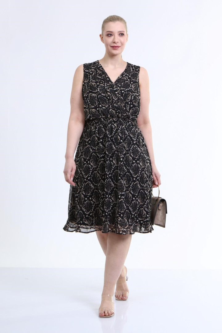 

Платье женское My Line Moda 1362 черное 50 RU, 1362