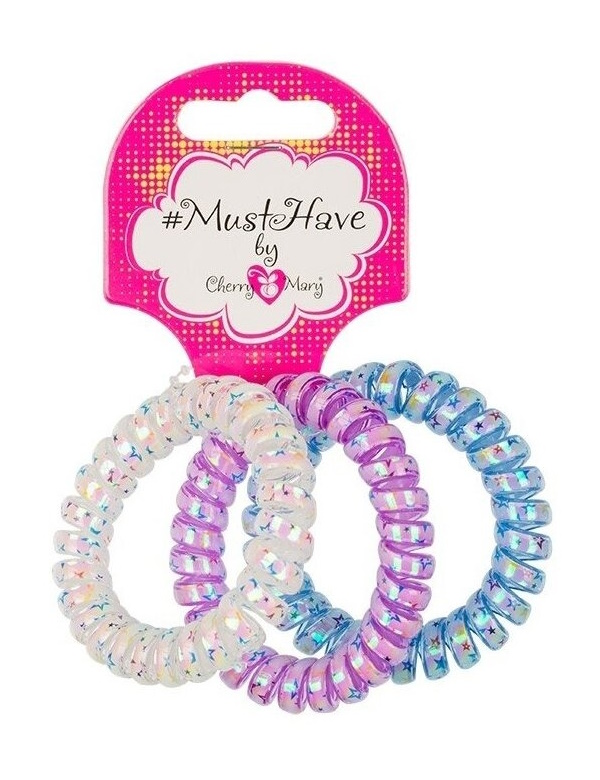 Набор резинок для волос CHERRY MARY 5х3 шт, №01 (T/R6106)