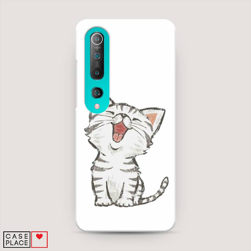 

Пластиковый чехол "Котенок рисованный" на Xiaomi Mi 10 Pro, 37820-1