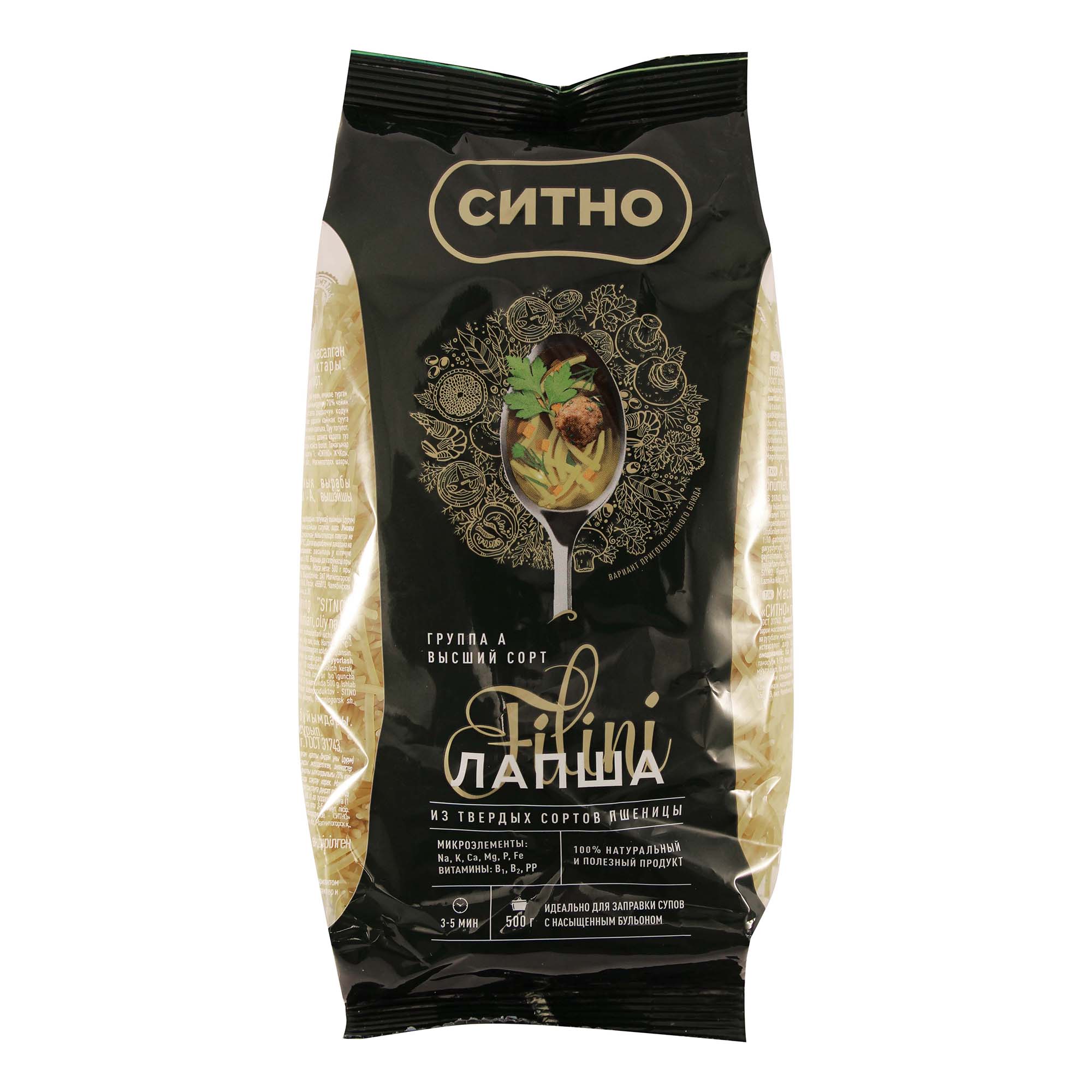 

Макаронные изделия Ситно Лапша 500 г