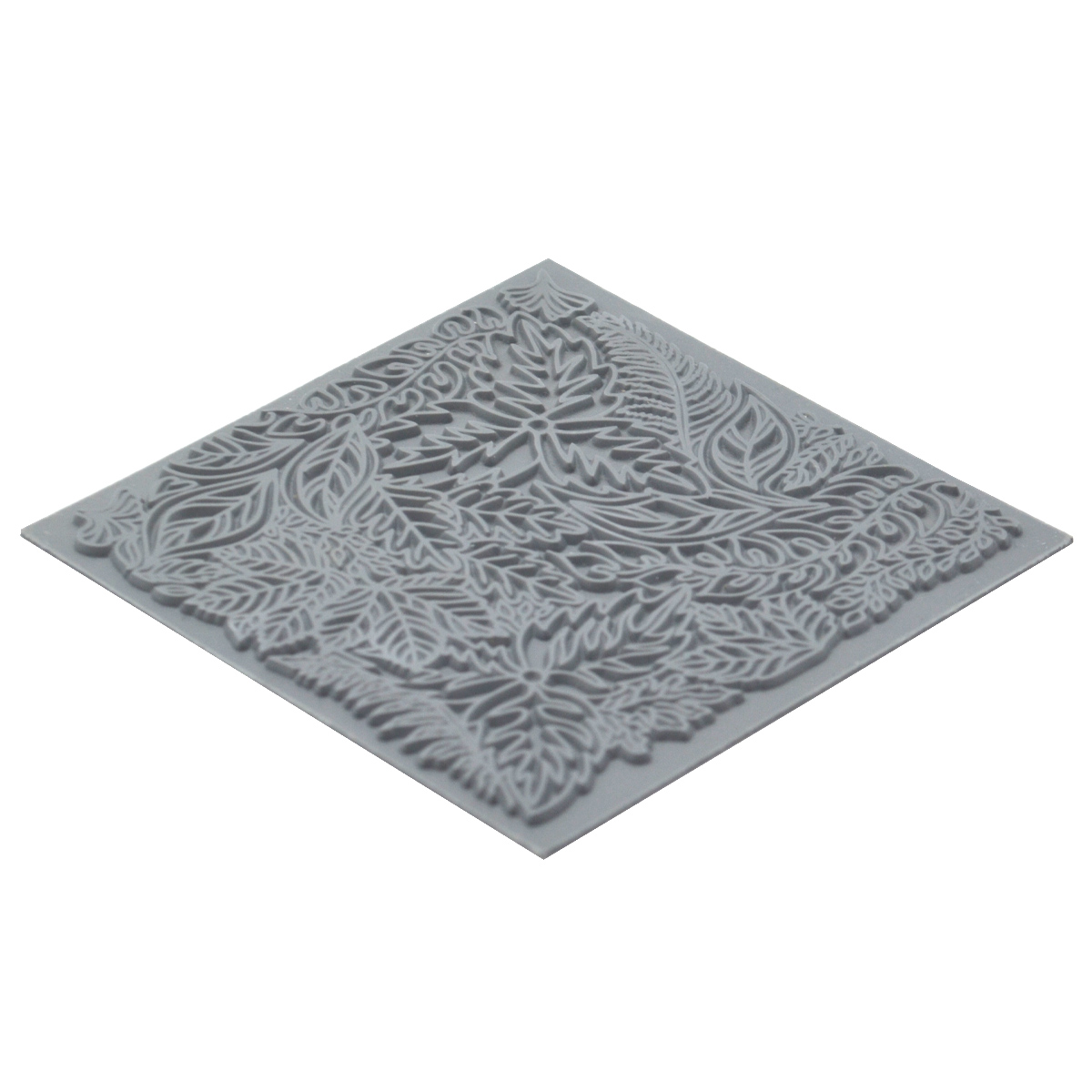 CE95022 Текстура для пластики резиновая Cernit Листья, 9х9 см