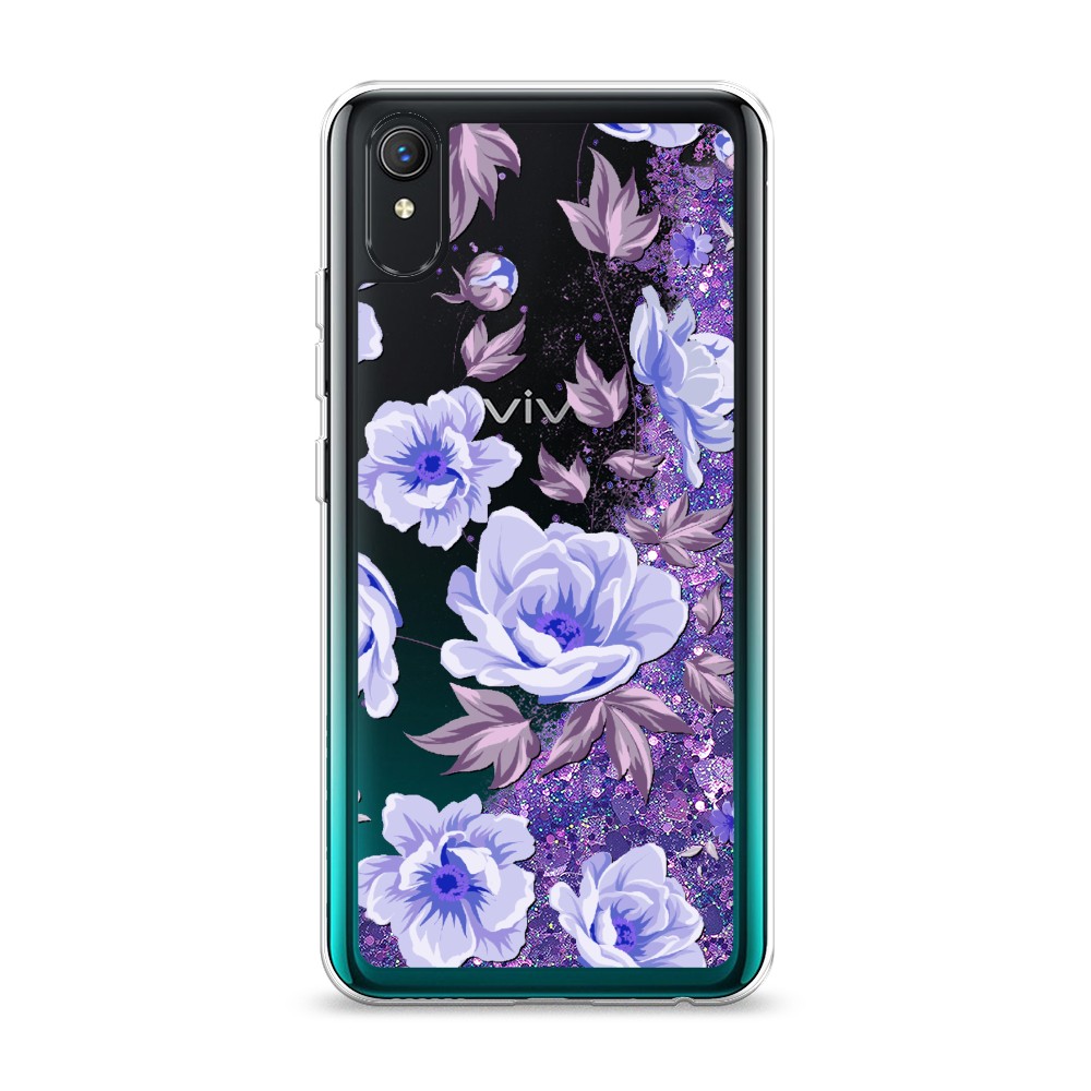 

Жидкий чехол с блестками "Цветочная фантазия 1" на Vivo Y1s, 263292-1