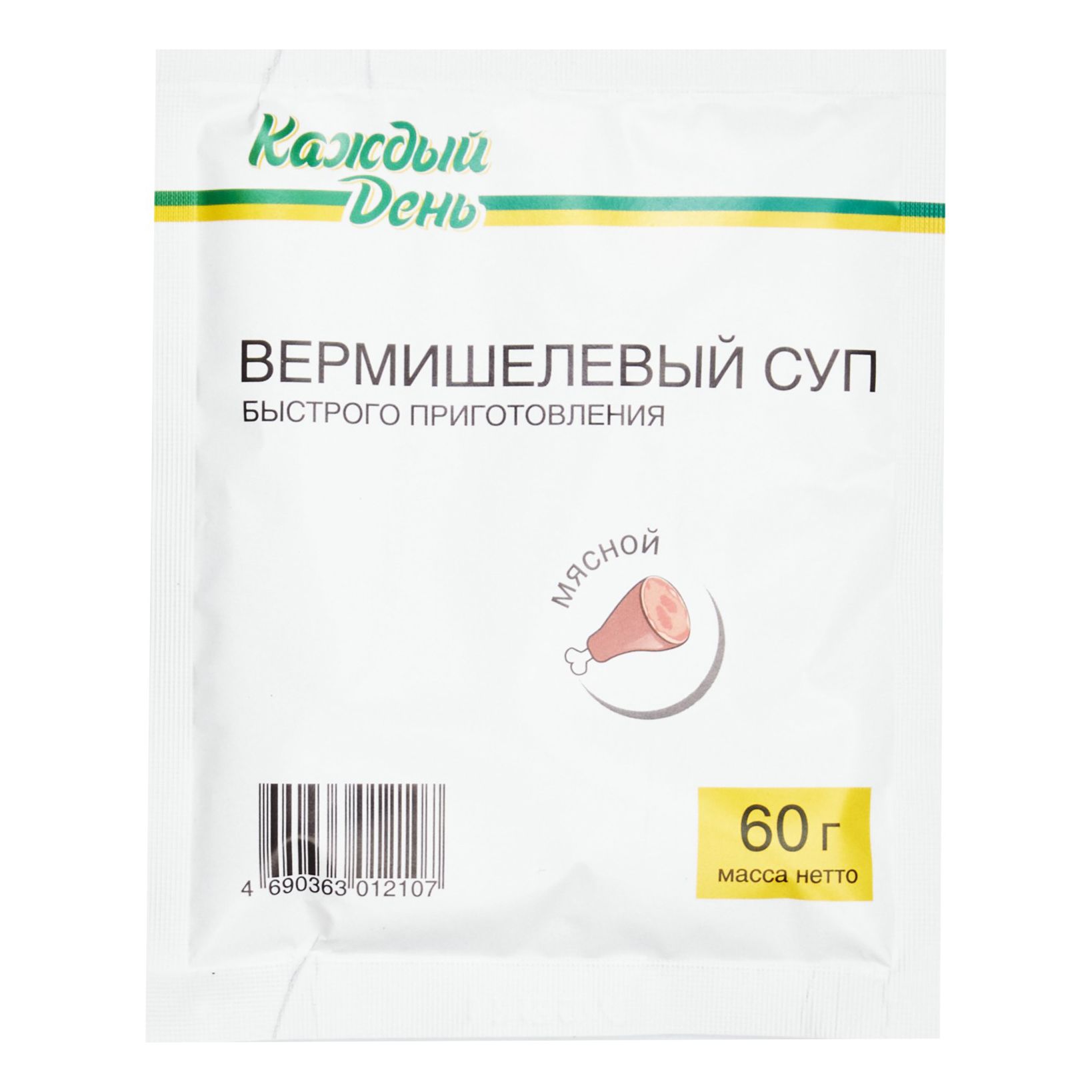 Суп Каждый день вермишелевый мясной быстрого приготовления 60 г