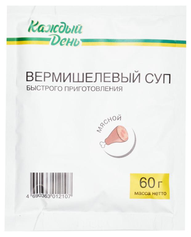 Суп вермишелевый «Каждый день» мясной, 60 г