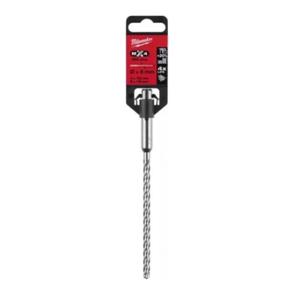 

Milwaukee Бур SDS+ MX4 Milwaukee 6x160 4932352012