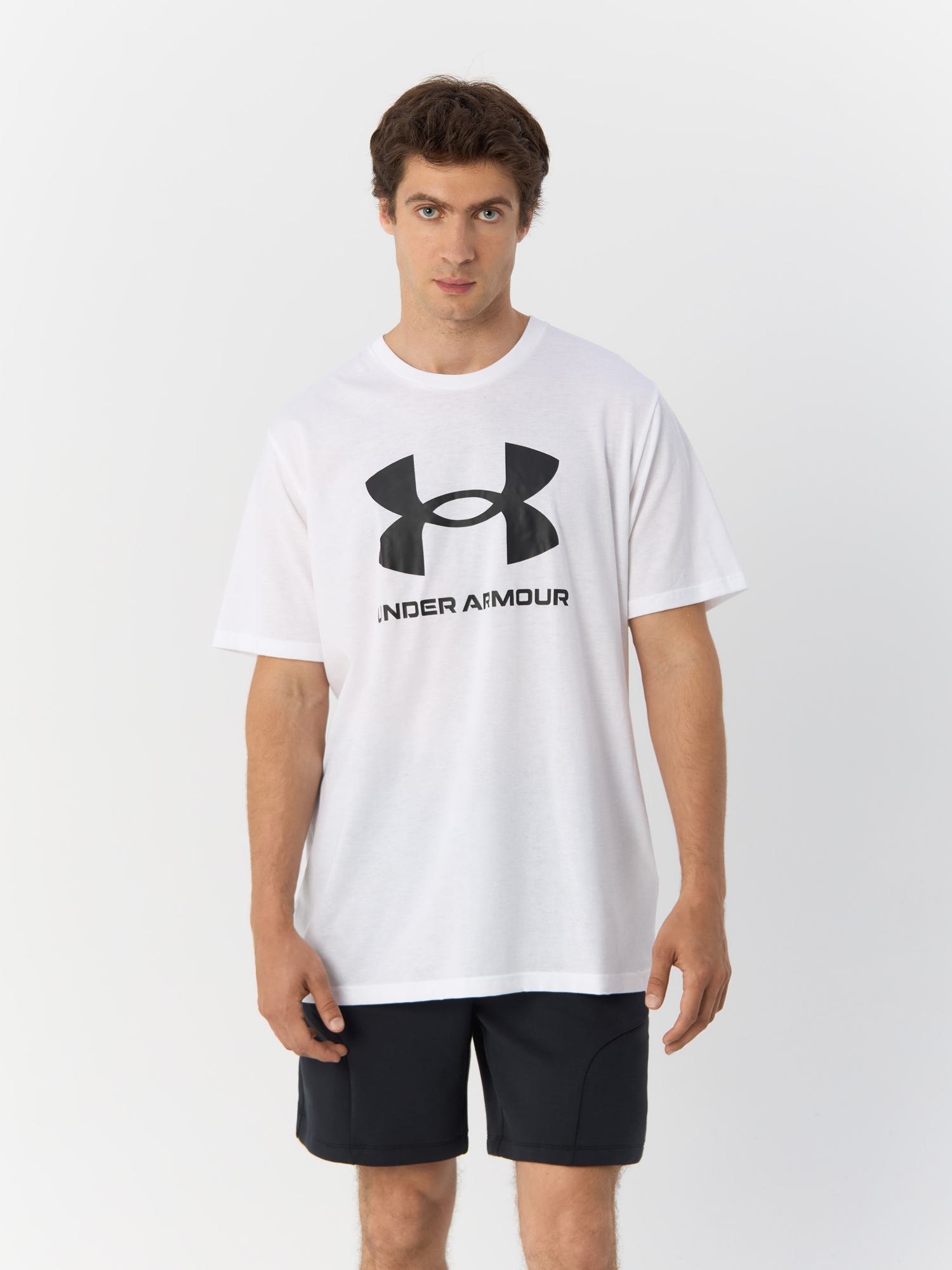 

Футболка мужская Under Armour UA Sportstyle Logo Update SS 1382911 белая MD, Белый, Sportstyle Logo Update SS