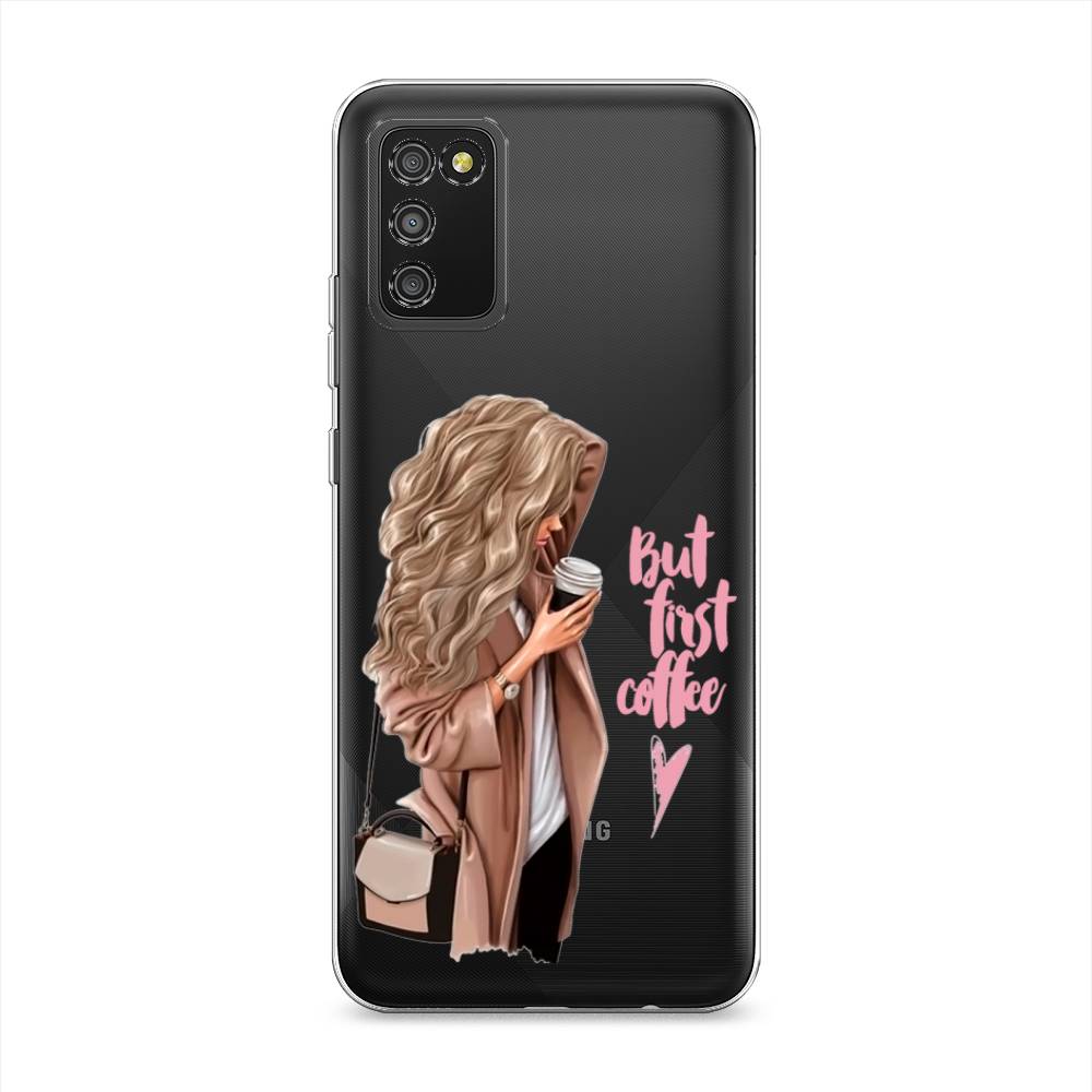 

Чехол Awog "Девушка с кофе" для Samsung Galaxy A02s