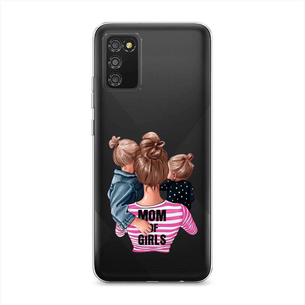 

Чехол Awog на Samsung Galaxy A02s / Самсунг A02s "Mom of Girls", Синий;розовый;черный, 2102350-6