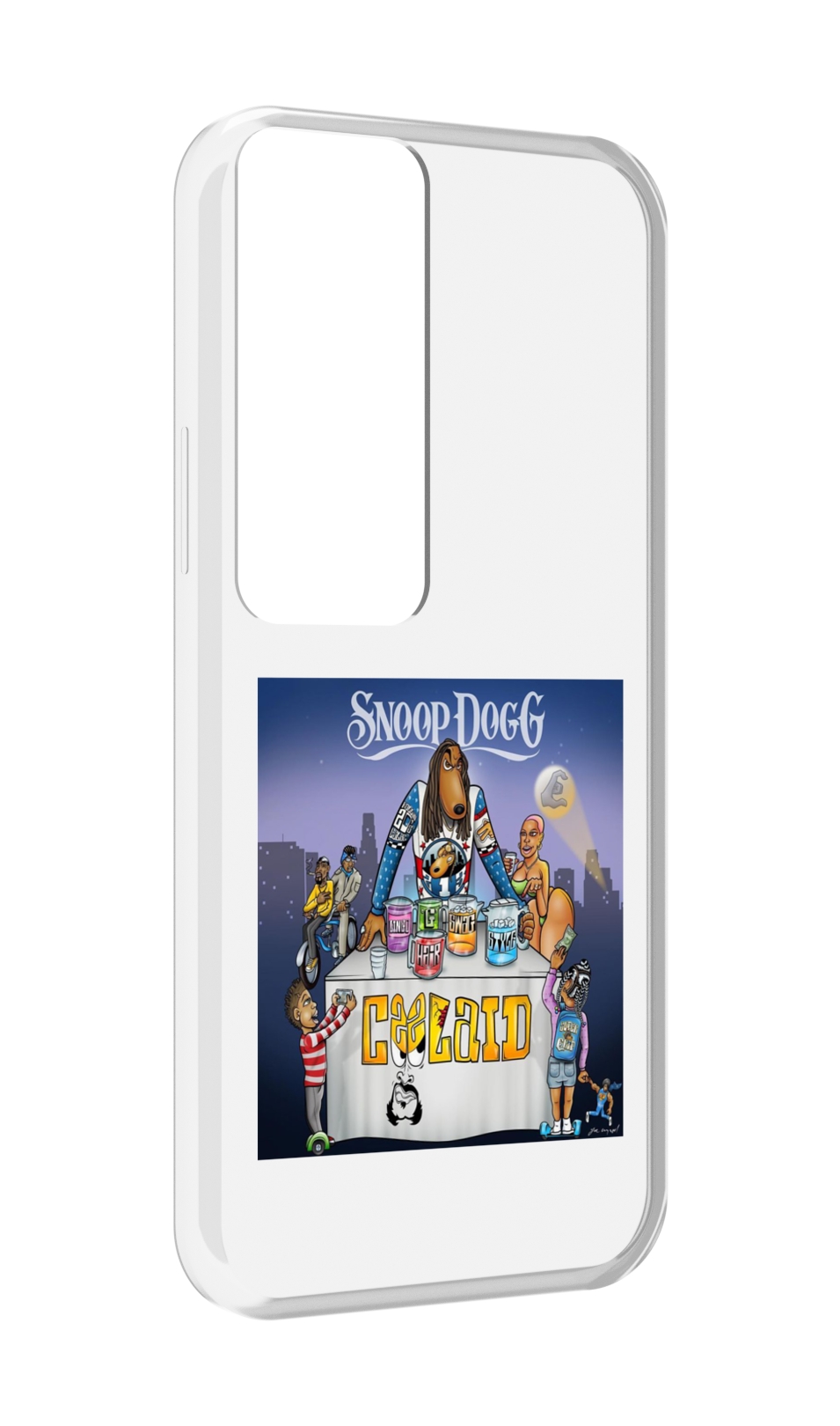 

Чехол MyPads Snoop Dogg COOLAID для Tecno Pova Neo 2, Прозрачный, Tocco